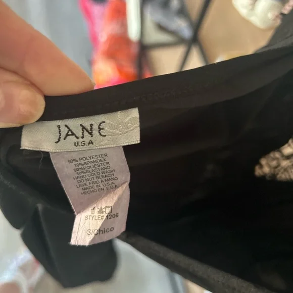 Elegant Black Lace Women's dress by Jane size S - Picture 3 of 4